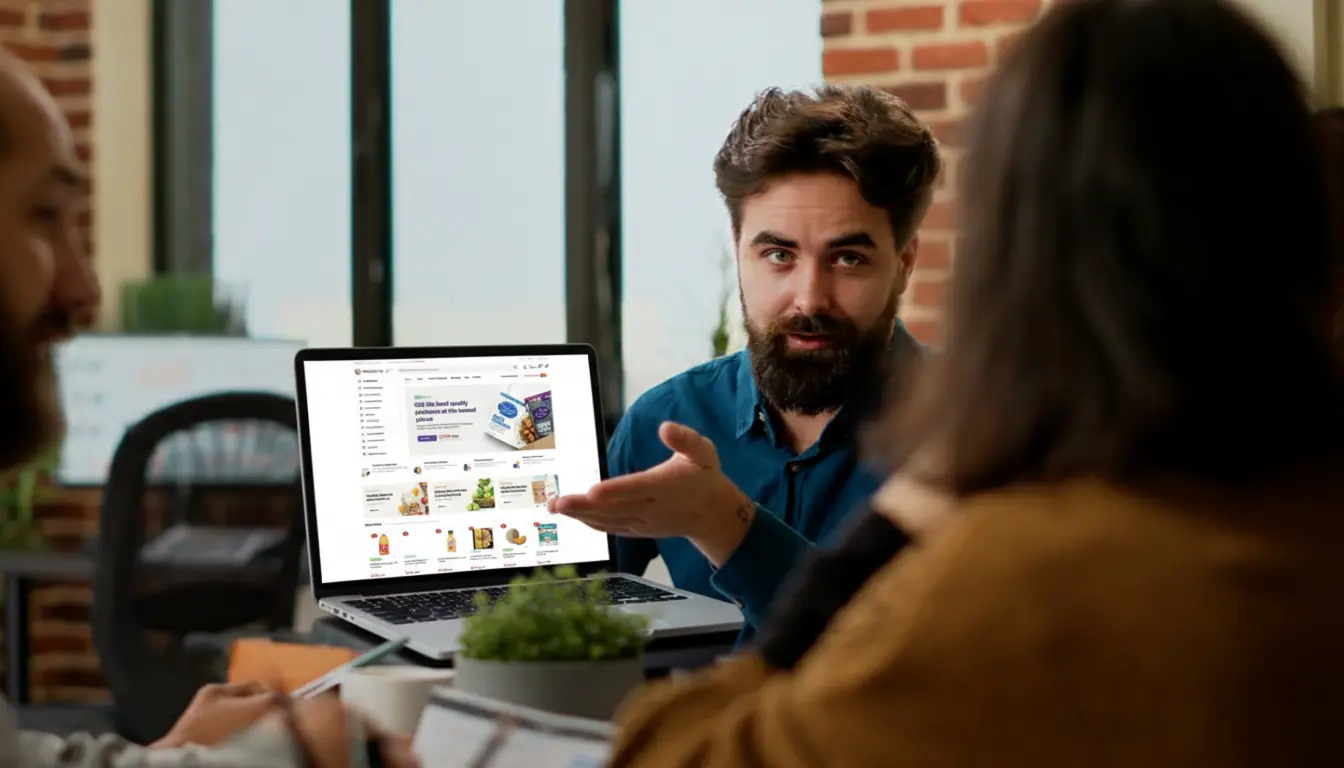 Présentation résultats projets digitaux Aperçu projet client développement web sur mesure
